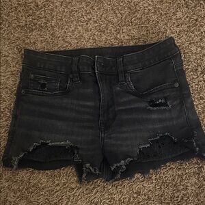 American Eagle Outfitters Black Jean Shorts